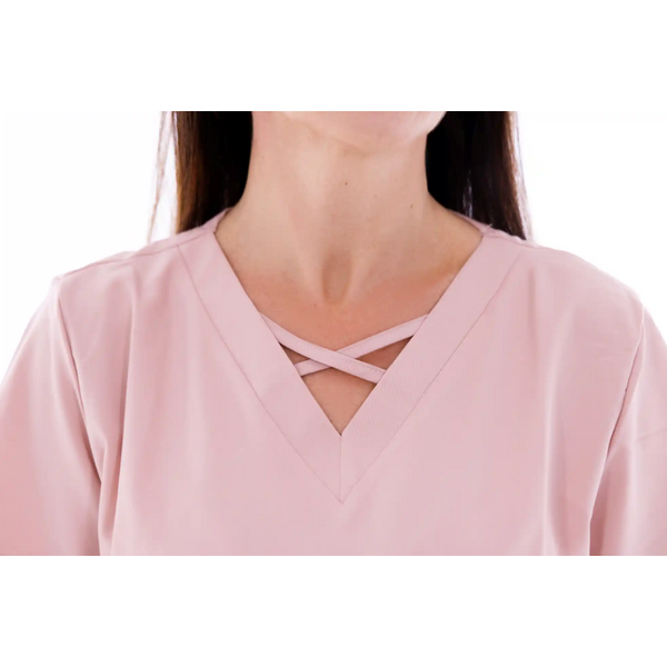 Női orvosi blúz Unidress Comfort, púder színű termék 2. képe