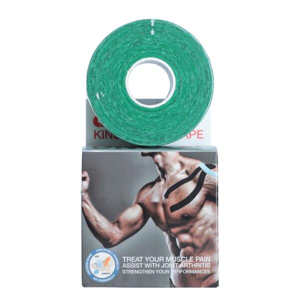 Kinezio szalag Ares 5 cm x 5 m, zöld akciós termékkép 1