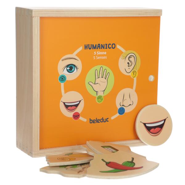 Didaktikus játék és puzzle 2 az 1-ben Humanico Érzékek a Beleduc-tól. akciós termékkép 1