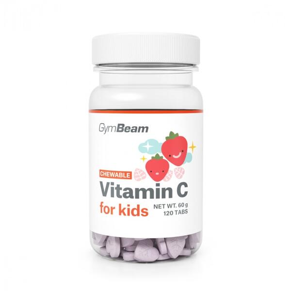 C-vitamin gyermekeknek GymBeam, 120 tabletta