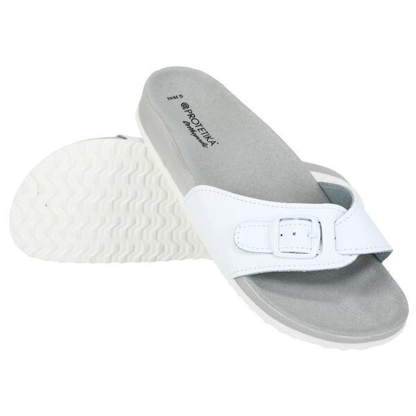 Egészségügyi ortopéd papucs - típus 04 fehér akciós termékkép 1