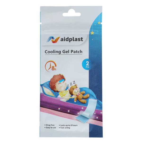 Aidplast hűsítő hidrogél tapasz, 2 db termék 2. képe