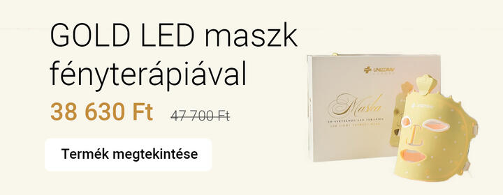 GOLD LED maszk fényterápiával UNIZDRAV