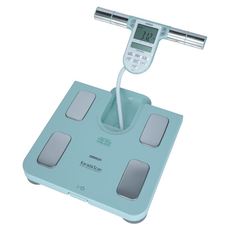 Testösszetétel elemző személymérleg – OMRON BF 511 türkiz