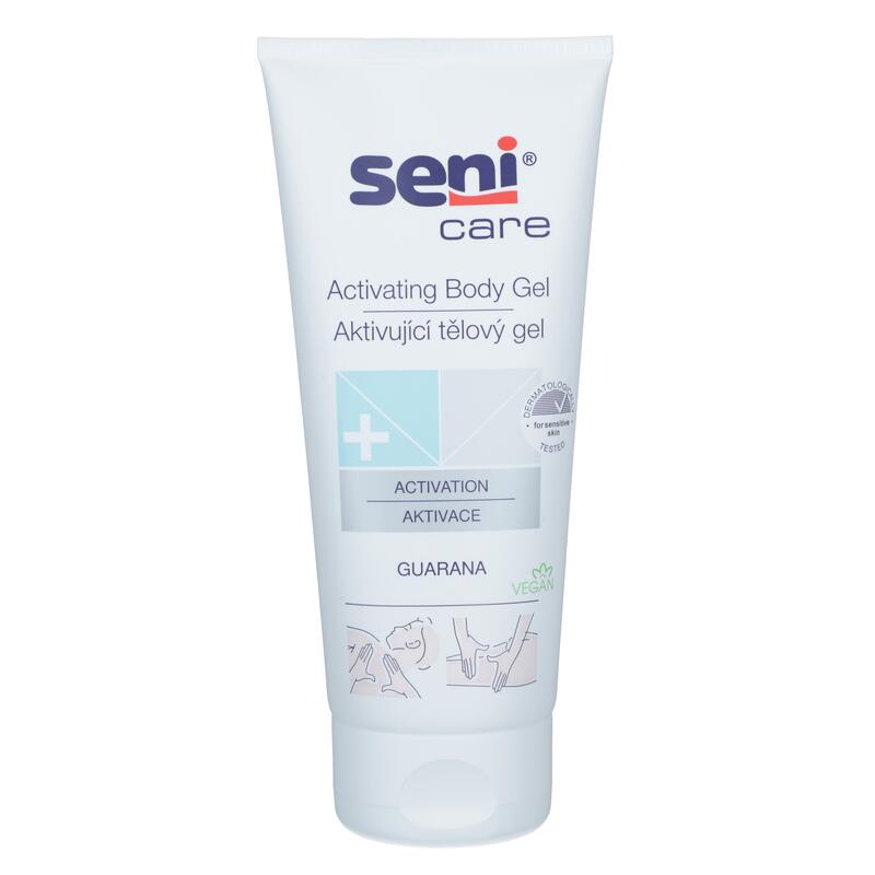 Seni care - Aktiváló testgél guaránával, 200 ml