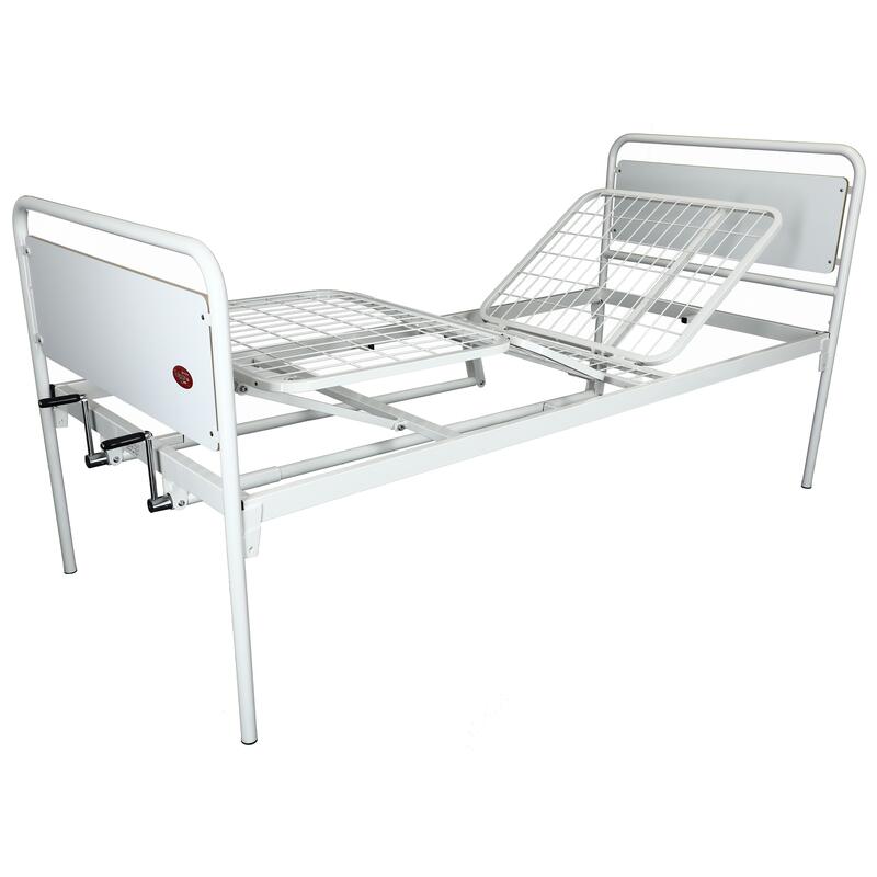 Mechanikus betegágy állítható láb- és fejrésszel