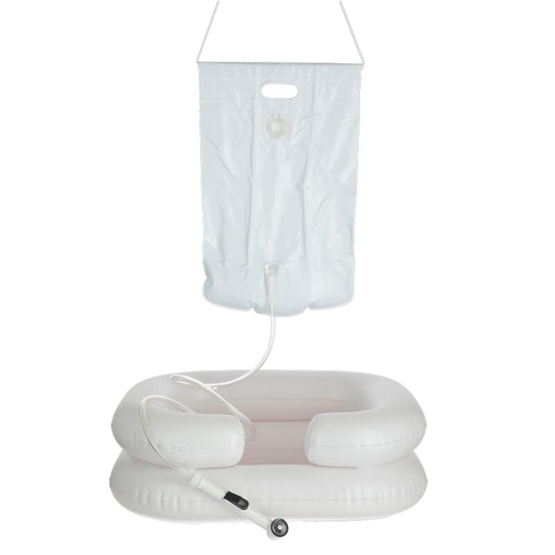 Hajmosó tál zuhannyal