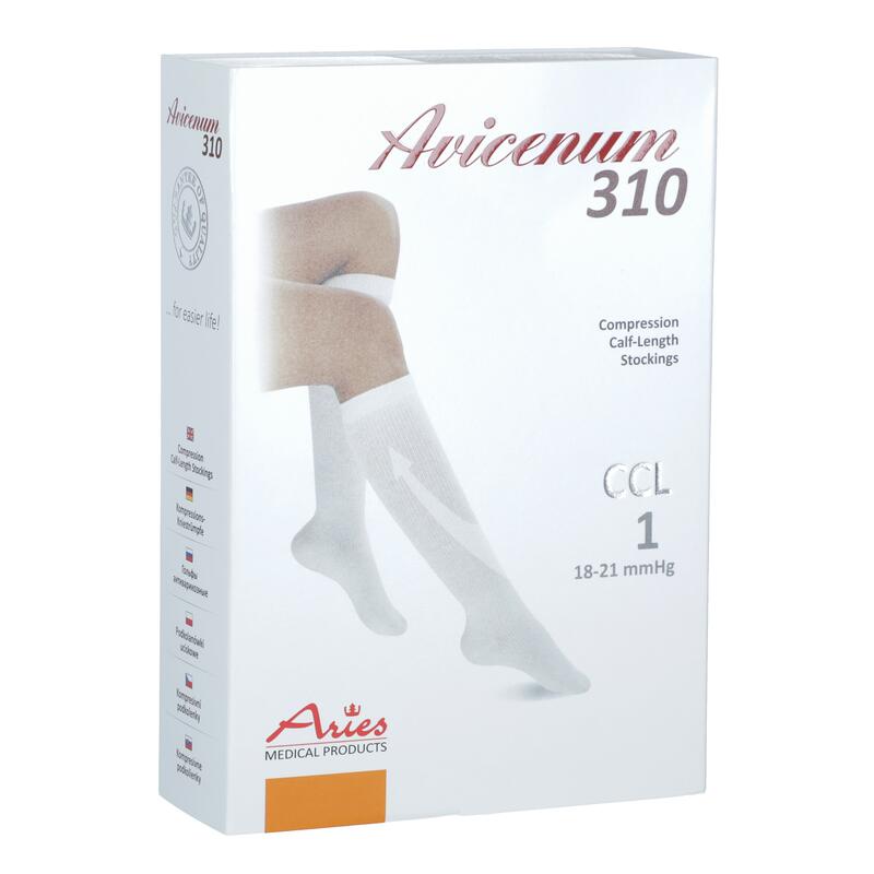 Avicenum 310 DEN –térdharisnya, fehér