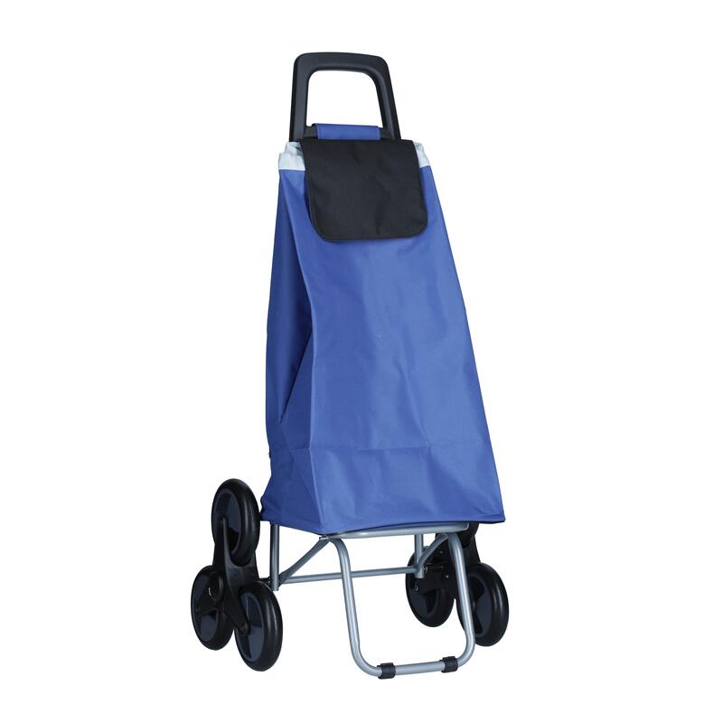 Bevásárló táska kerekekkel, kék