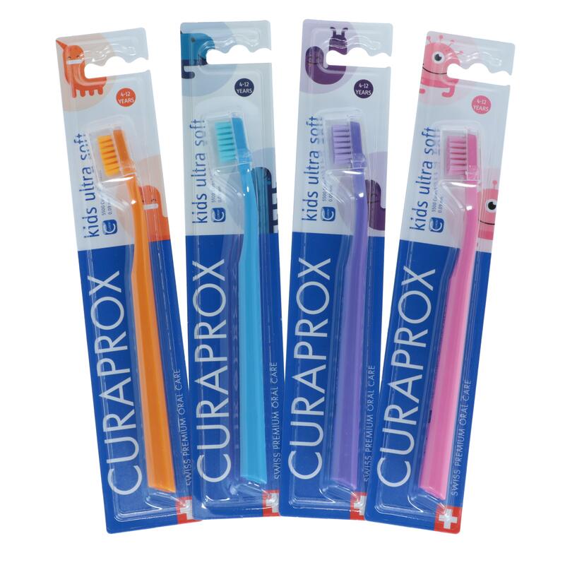 Gyermek fogkefe CURAPROX Kids, 4–12 éves korosztálynak