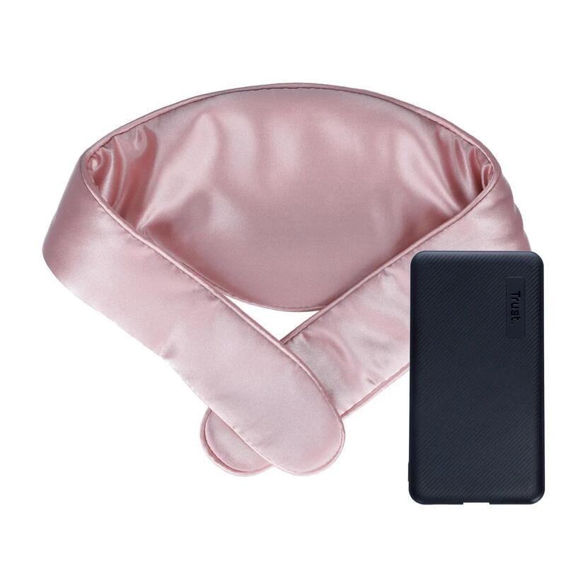 Nyakmelegítő powerbankkal - USB, rózsaszín