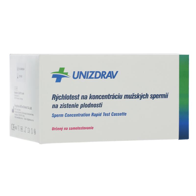 Férfi spermiumkoncentráció gyorsteszt a termékenység meghatározására.