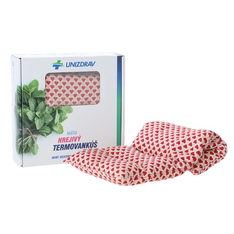 Melegítő hőpárna UNIZDRAV Menta Szívek