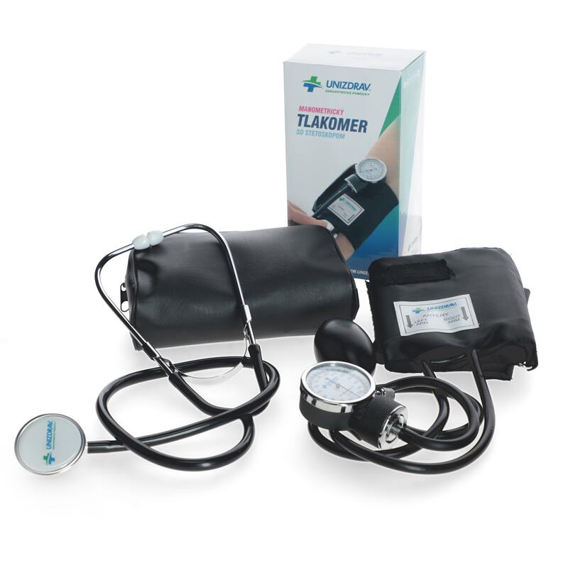 Unizdrav manometrikus vérnyomásmérő sztetoszkóppal