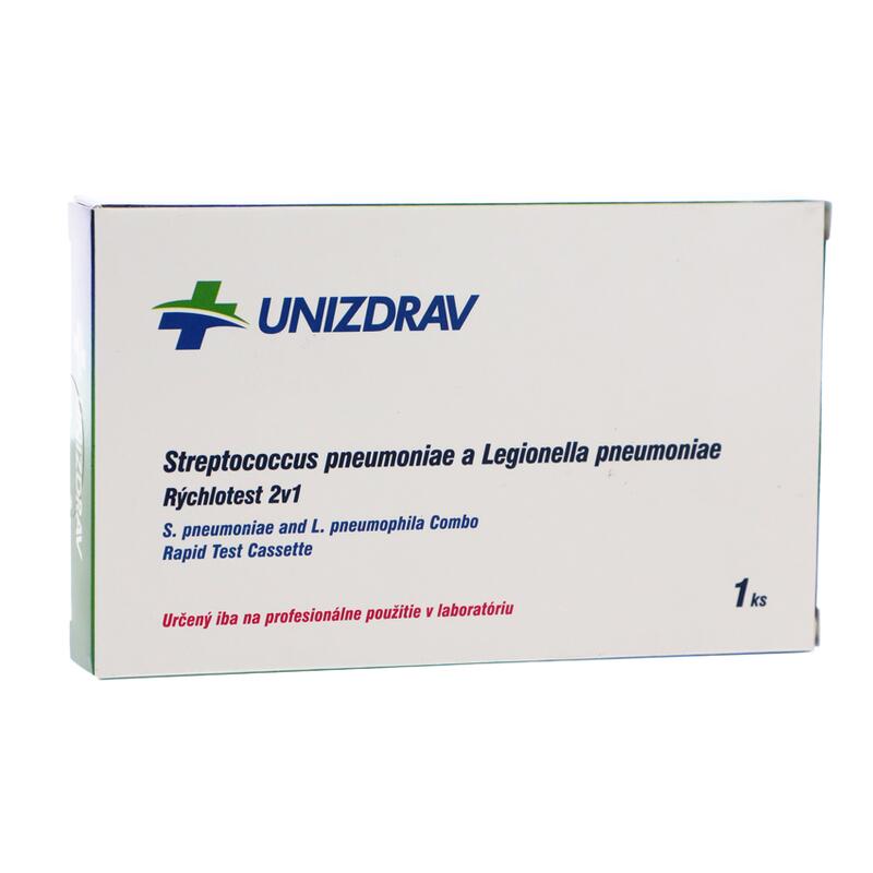 Gyorsteszt 2 az 1-ben Streptococcus pneumoniae és Legionella pneumoniae ellen, 1 db