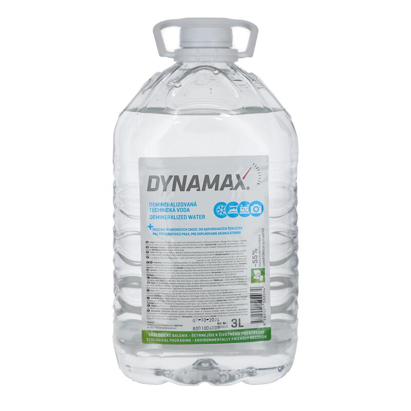 Dynamax ioncserélt víz, 3 l