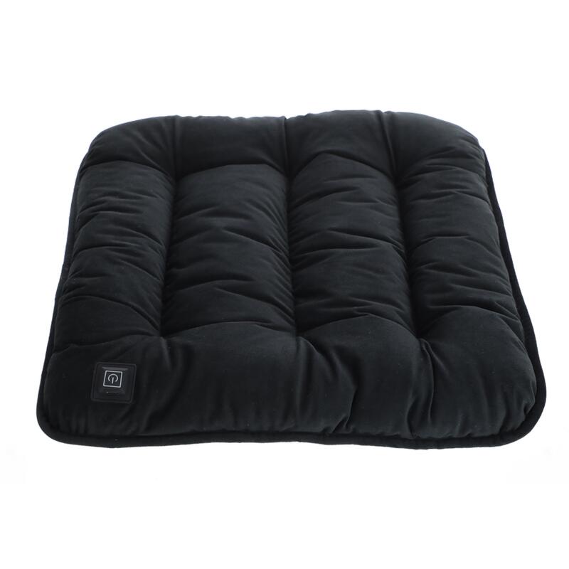 Hordozható melegítő ülőpárna, fekete