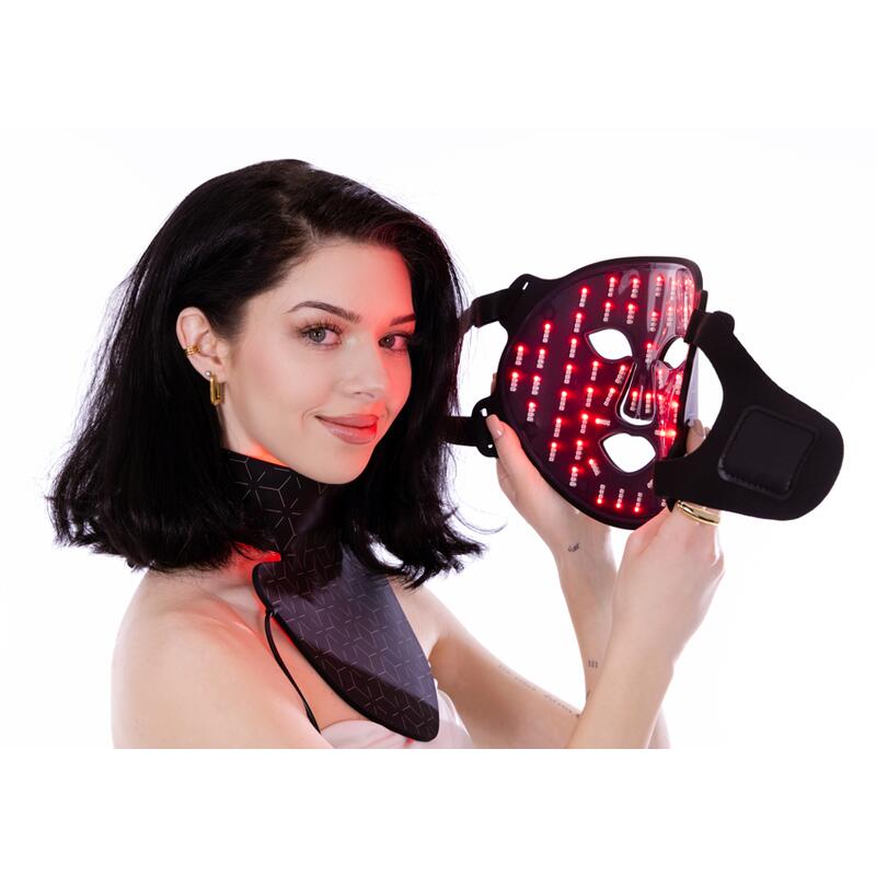 LED maszk fényterápiával és NIR fénnyel az arcra és nyakra UNIZDRAV
