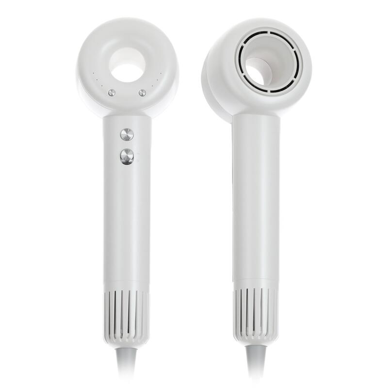 Hajszárító levegőionizátorral, fehér színben