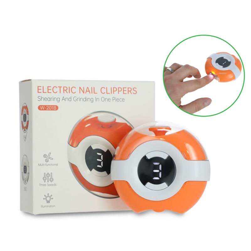 Elektromos körömvágó, narancssárga