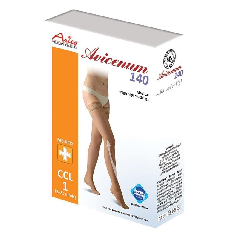 Avicenum 140 DEN – öntapadós combharisnya csipkével