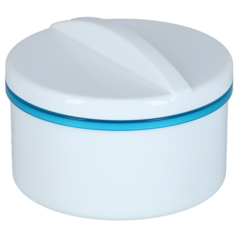 Műfogsor tartó és öblítő doboz