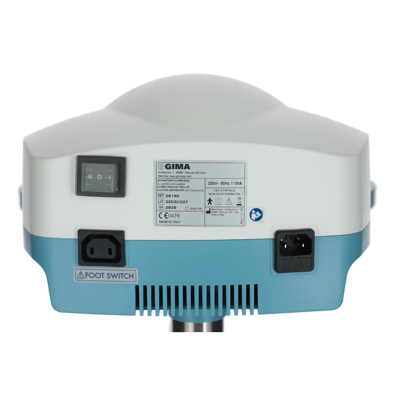 SUPER VEGA mobil váladékelszívó, 2 × 2 literes tartály