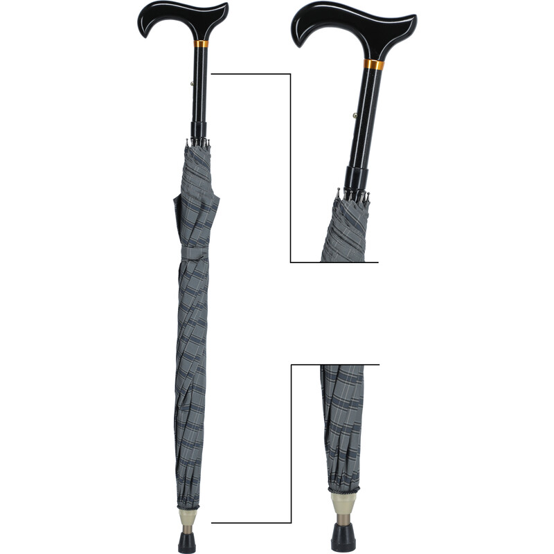 Járóbot esernyővel