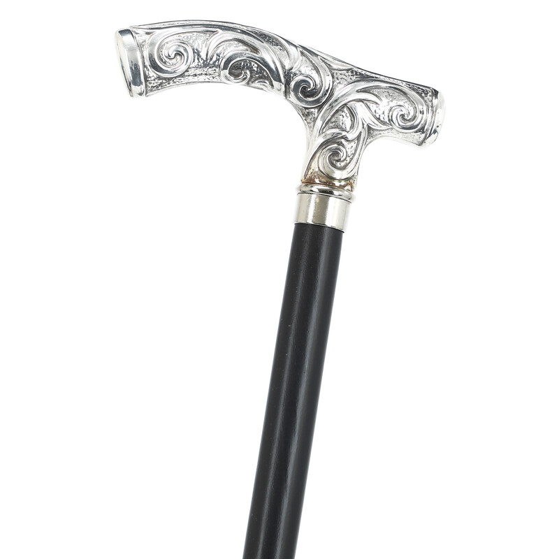 Krómozott markolatú sétabot