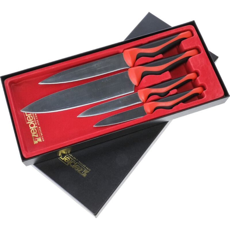 ZEPTER kések sebészeti acélból, 4 db