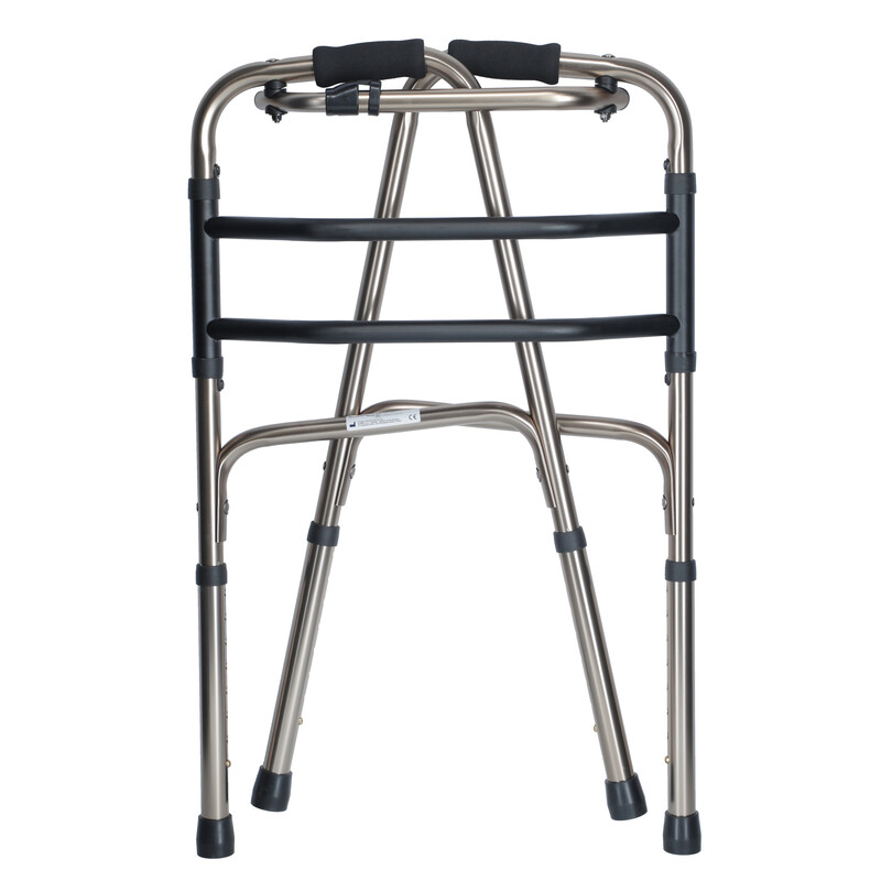 Csuklós összecsukható járókeret