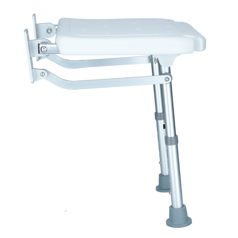 Lehajtható fali zuhanyülőke lábakkal