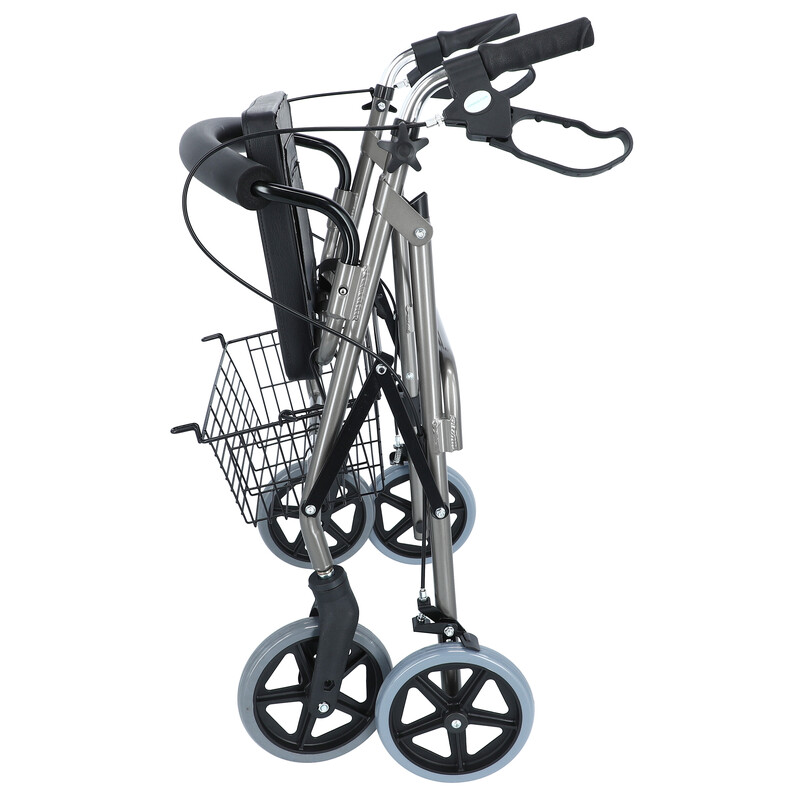 Könnyű szerkezetű rollátor, szürke