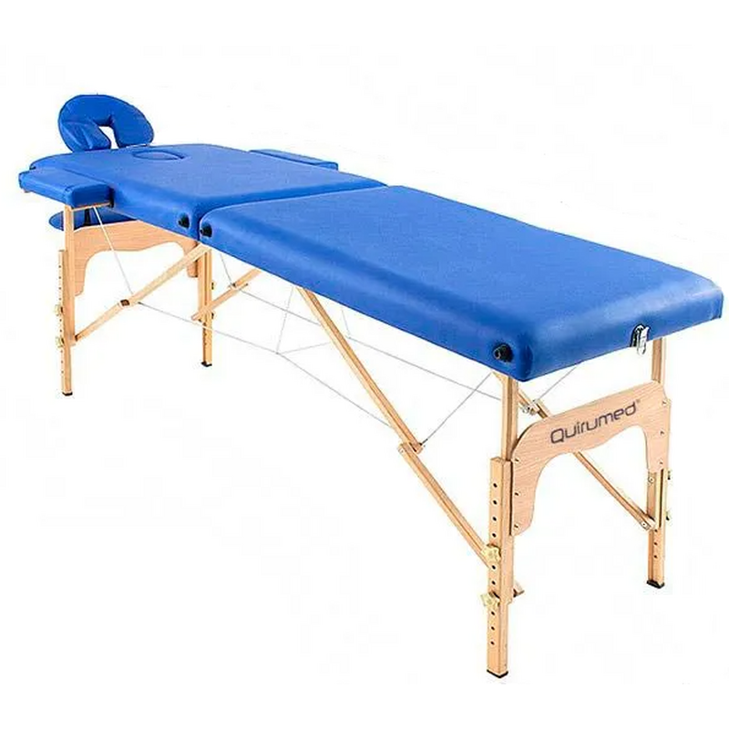 Fa masszázságy, kék