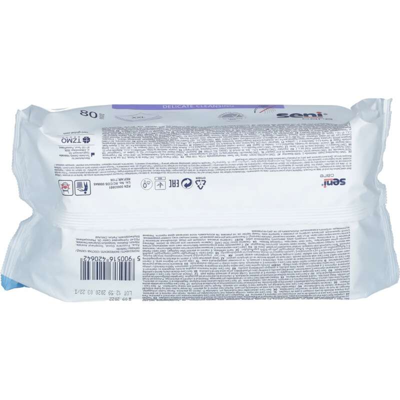 SENI CARE nedves törlőkendő, 80 db