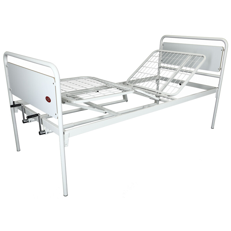 Mechanikus betegágy állítható láb- és fejrésszel