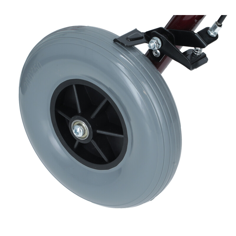 Könnyű szerkezetű rollátor UNIZDRAV, bordó