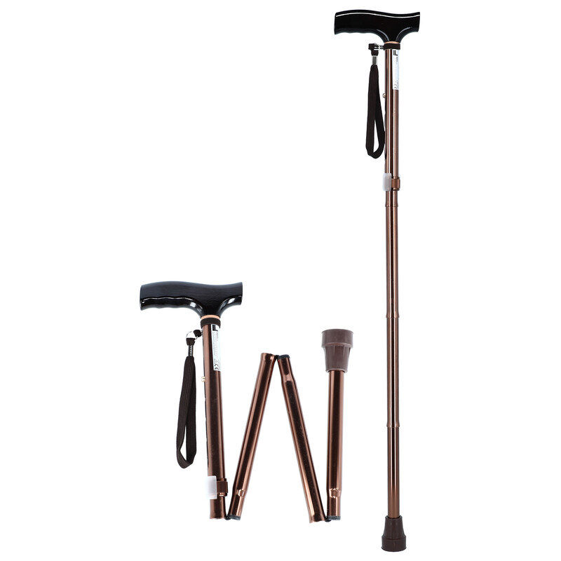 Összecsukható járóbot - bronz