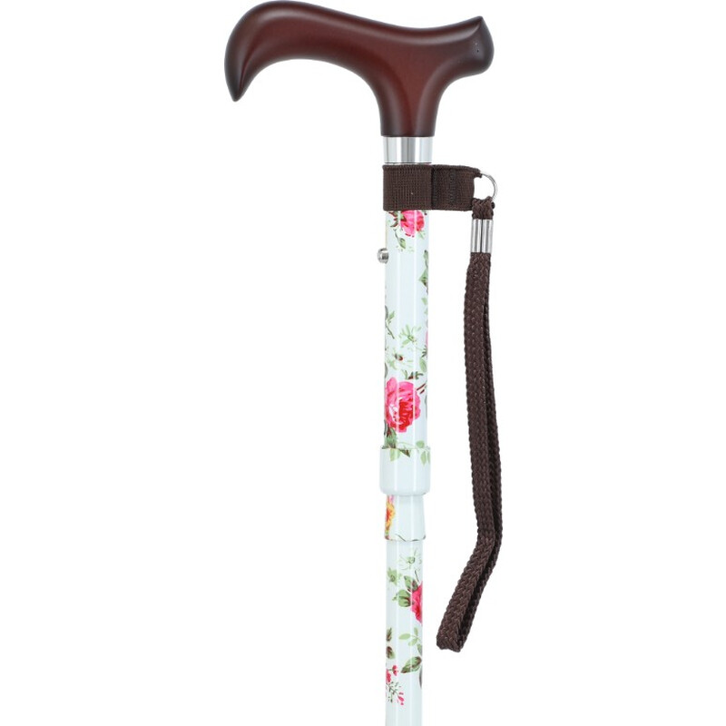 Színes összecsukható járóbot karpánttal (82 - 89.5 cm)