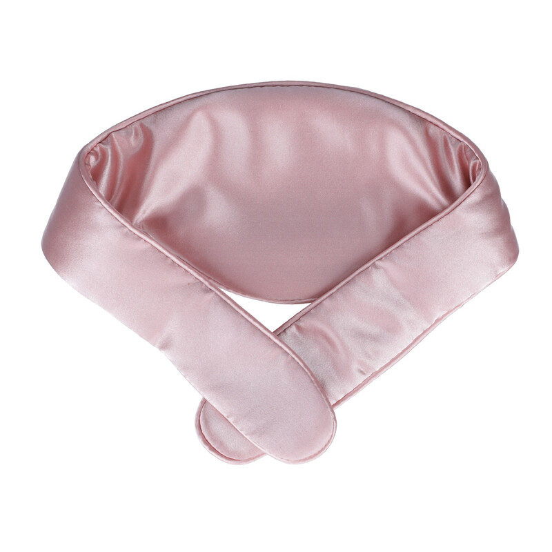 USB-vel működtethető nyakmelegítő gallér powerbank nélkül, rózsaszín színben - grafén technológia.