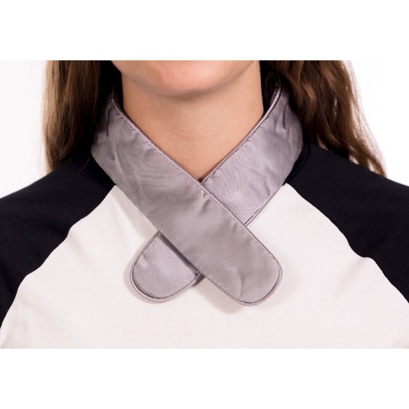 USB-vel működtethető nyakmelegítő gallér powerbank nélkül, rózsaszín színben - grafén technológia.