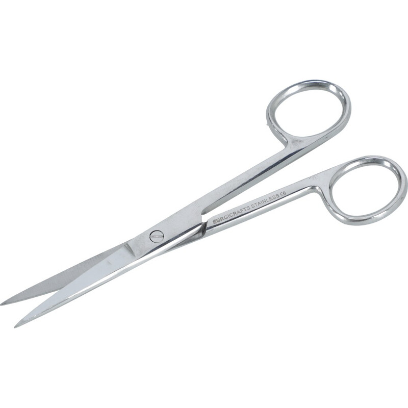 Egyenes hegyes olló 14cm