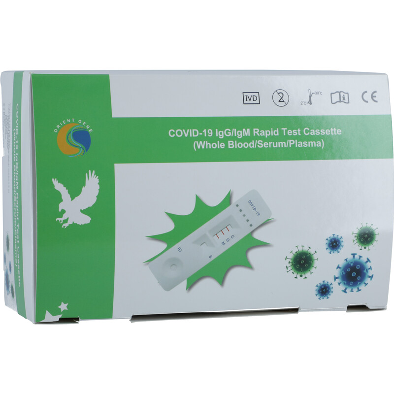 Gyorsteszt COVID-19 ellenanyag, 1 csomag (25 darab)