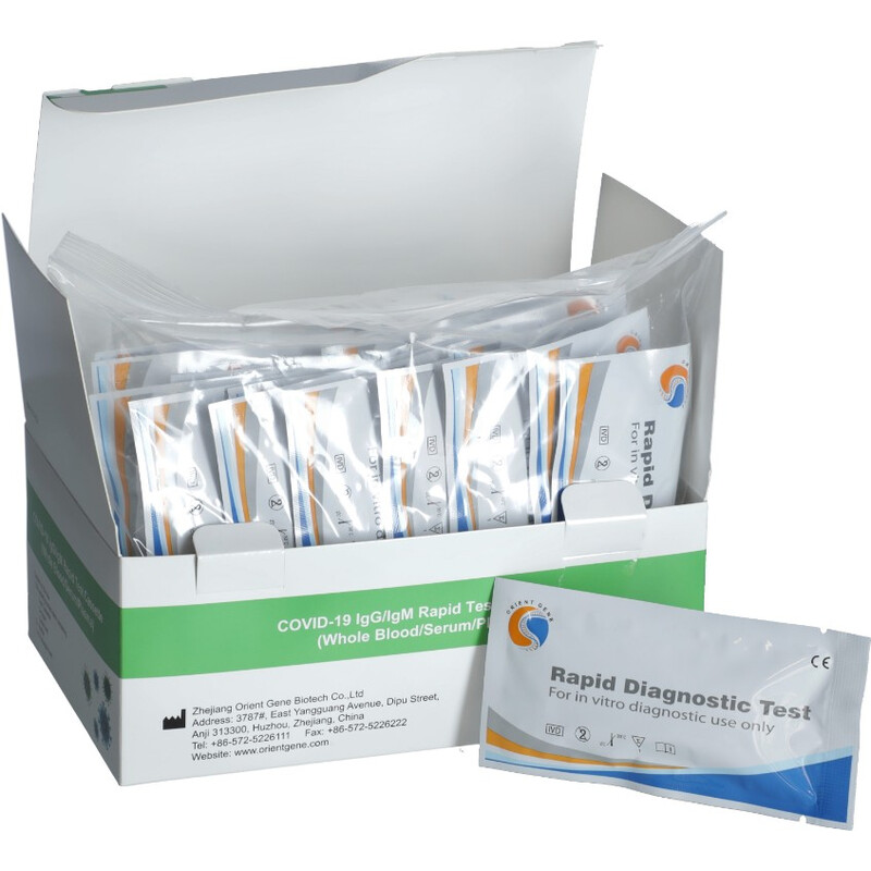 Gyorsteszt COVID-19 ellenanyag, 1 csomag (25 darab)