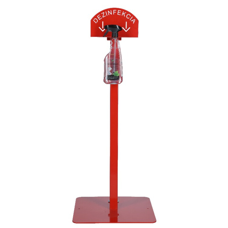 Kézfertőtlenítő állvány DEZIMAX fertőtlenítővel, 500 ml