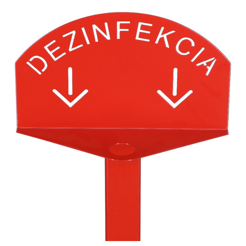 Kézfertőtlenítő állvány DEZIMAX fertőtlenítővel, 500 ml