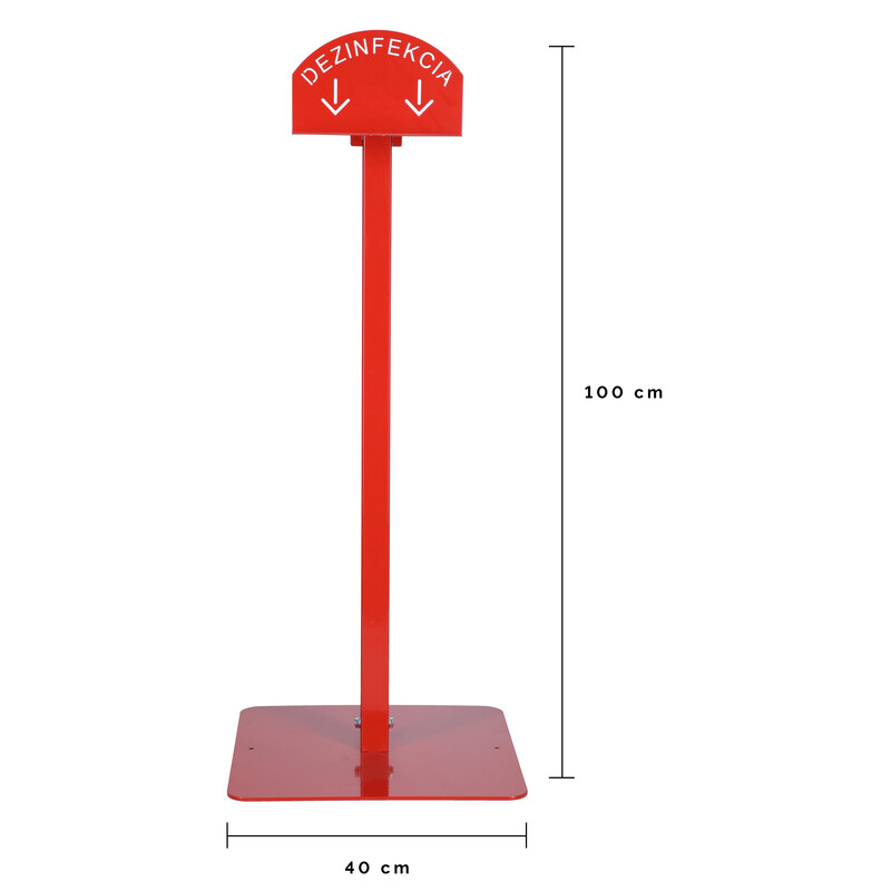 Kézfertőtlenítő állvány Me Too fertőtlenítő géllel, 500 ml