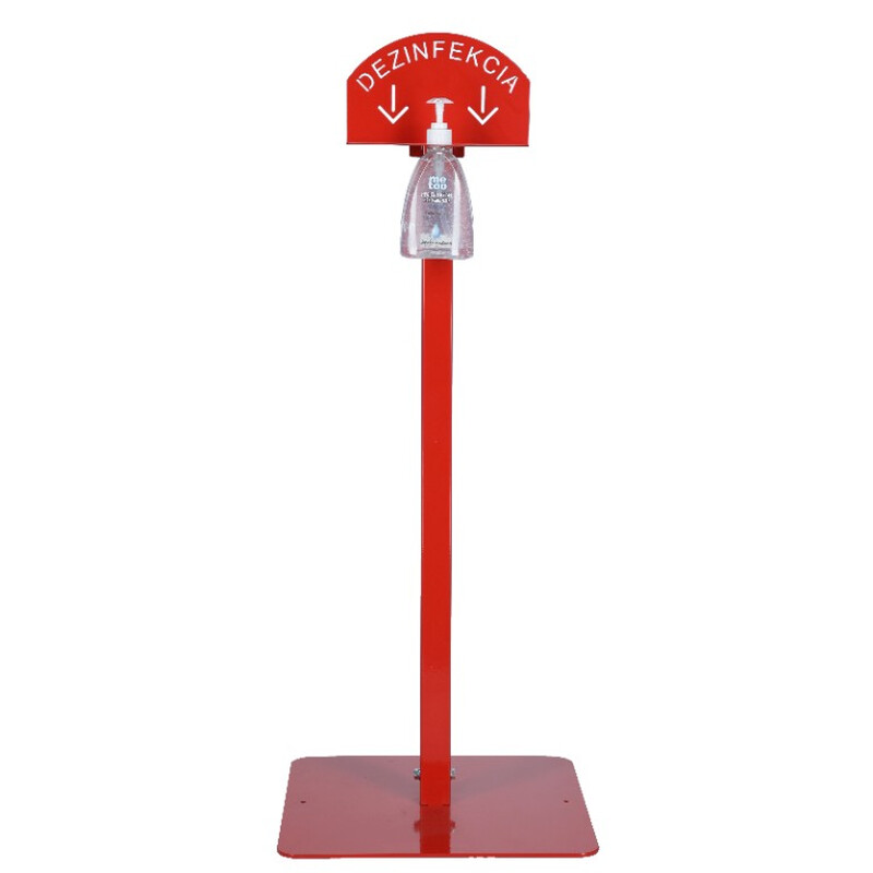 Kézfertőtlenítő állvány Me Too fertőtlenítő géllel, 500 ml