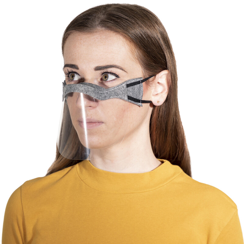 Arcvédő pajzs gumival, 1db