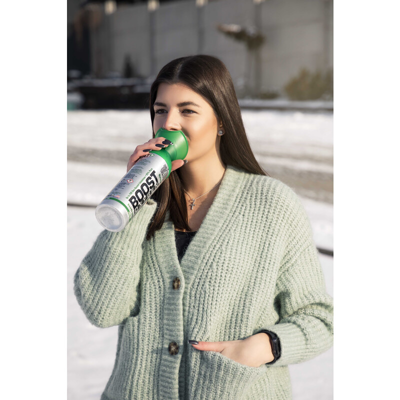 Boost Oxygen Natural oxigén palack szájcsővel, 9 l